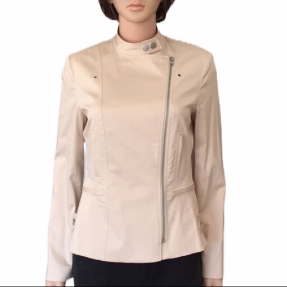 NWOT Votre Nom Collection beige zipper jacket